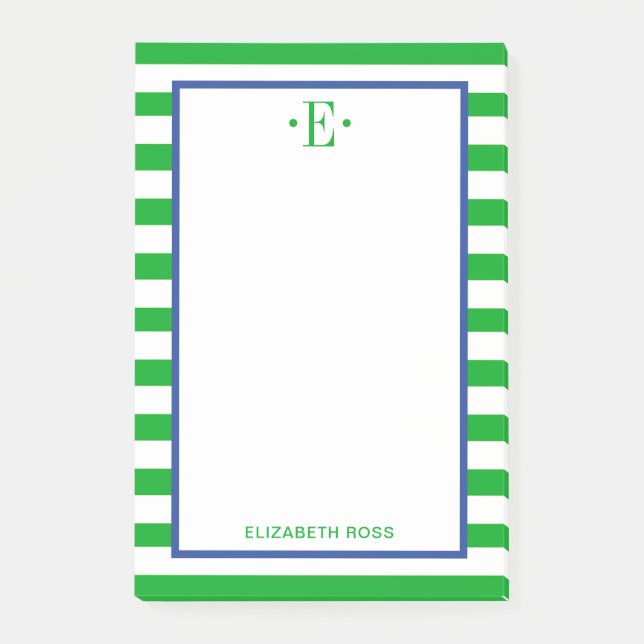 modern gestreift post-it klebezettel (Vorderseite)