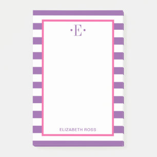 modern gestreift post-it klebezettel