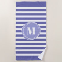 Modern gestreiftes Monogramm