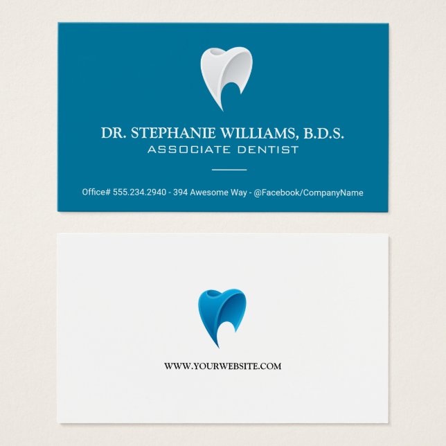 Modern gestyltes Standlogo | Dental (Vorne & Hinten)