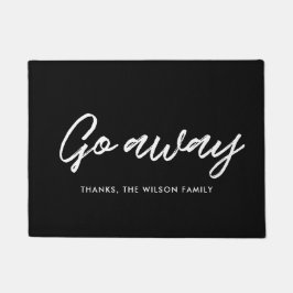 Modern Go away Fußmatte