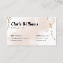 Modern Gold Business Card