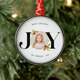 Modern Gold Geometric Family Foto Weihnachten Ornament Aus Metall