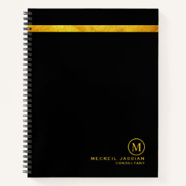 Modern-Gold-House-Logo Notizbuch