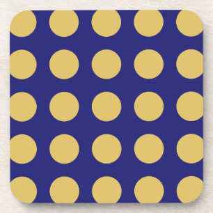 Modern Gold Midnight Blue Color Schlicht einzigart Getränkeuntersetzer