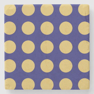 Modern Gold Midnight Blue Color Schlicht einzigart Steinuntersetzer