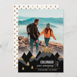 Modern Gold Mountains Trip Foto Weihnachten