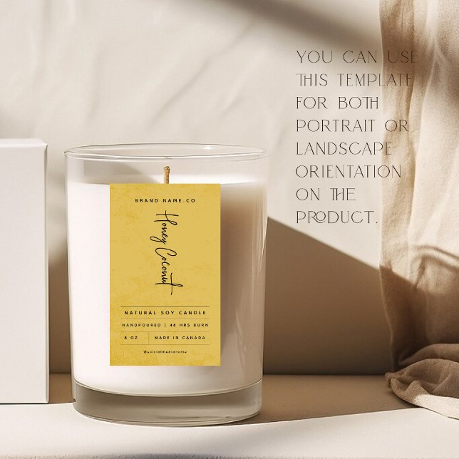 Modern Golden Rustic Label Rechteckiger Aufkleber (Von Creator hochgeladen)