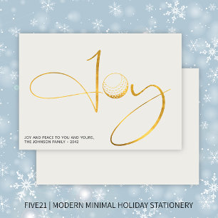 Modern Golf Joy & Peace Weihnachten