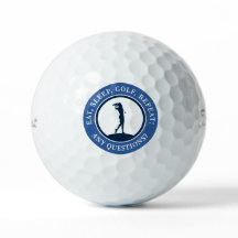 Modern Golfer Blue Humor Damen-Golfgeschenk