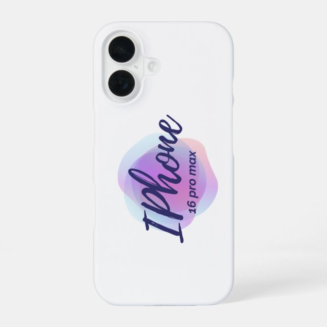 Modern Gradient Phone Case – iPhone 16 Pro Max Sti Hülle (Rückseite)