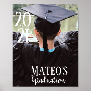 Modern Graduation 2021 Photo Poster