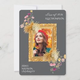 Modern Graduation Celebration Einladung