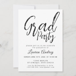 Modern Graduation Party Invitation Einladung
