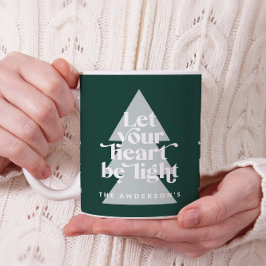 Modern grafisch minimale Weihnachten religiös Kaffeetasse