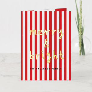 Modern grafisch minimale Weihnachtsrot und weiß