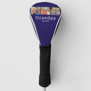 Modern Grandpa Est. Minimalistische Typografie 3 F Golf Headcover