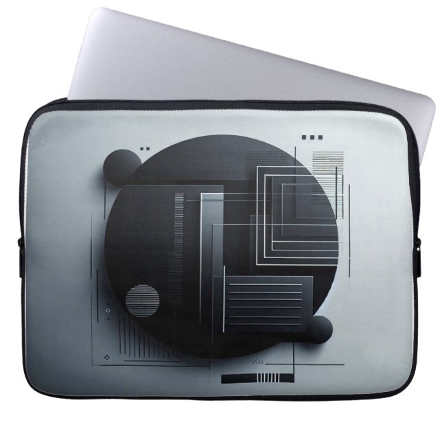 Modern Graphic Laptopschutzhülle (Vorderseite)