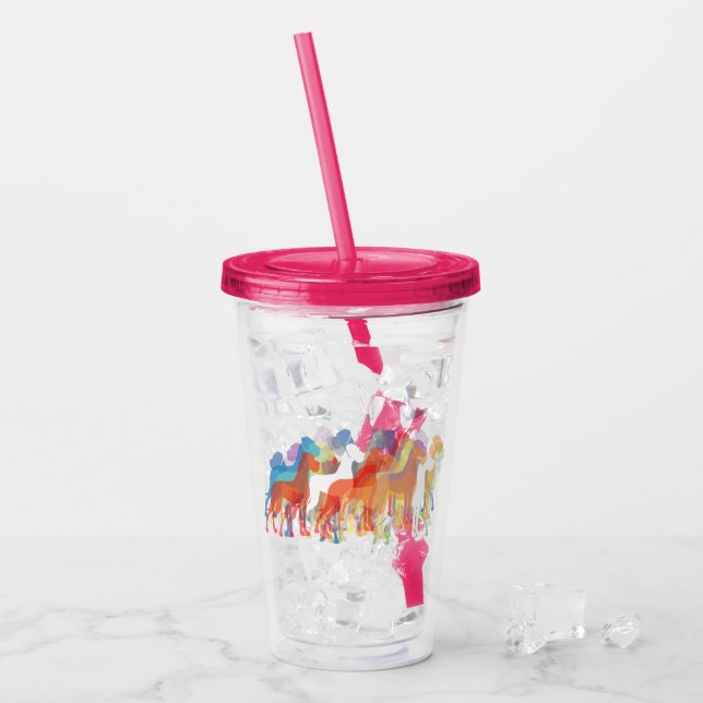 Modern Great Dane Group Acryltrinkbecher (Vorderseite Ice)