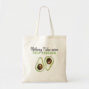 Modern Green Avocado Zitat von Avocado Lover Gesch Tragetasche