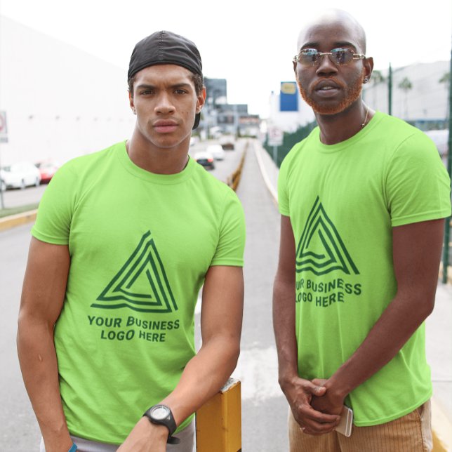 Modern-Green-Business-Logo T-Shirt (Green Logo Tees)