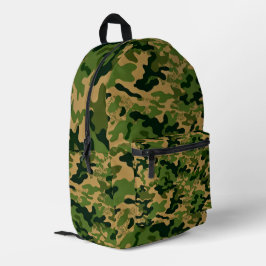Modern Green Camouflage Backpack – Premium Army Bedruckter Rucksack