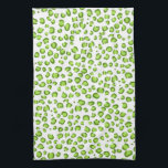 Modern Green Leopard Muster Animal Print Geschirrtuch<br><div class="desc">Dekorieren Sie Ihre Küche mit diesem coolen Handtuch. Macht ein großartiges Haus-Erwärmung,  Geburtstag oder Hochzeitsgeschenk! Sie können ihn anpassen und auch Text hinzufügen. Karo in meinem Shop für viel mehr Farben und Muster!</div>