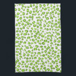 Modern Green Leopard Muster Animal Print Geschirrtuch<br><div class="desc">Dekorieren Sie Ihre Küche mit diesem coolen Handtuch. Macht ein großartiges Haus-Erwärmung,  Geburtstag oder Hochzeitsgeschenk! Sie können ihn anpassen und auch Text hinzufügen. Karo in meinem Shop für viel mehr Farben und Muster!</div>