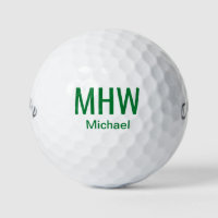 Modern Green Mit Monogramm
