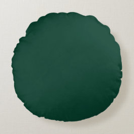 Modern Green, Solid ,Throw Pillow Rundes Kissen