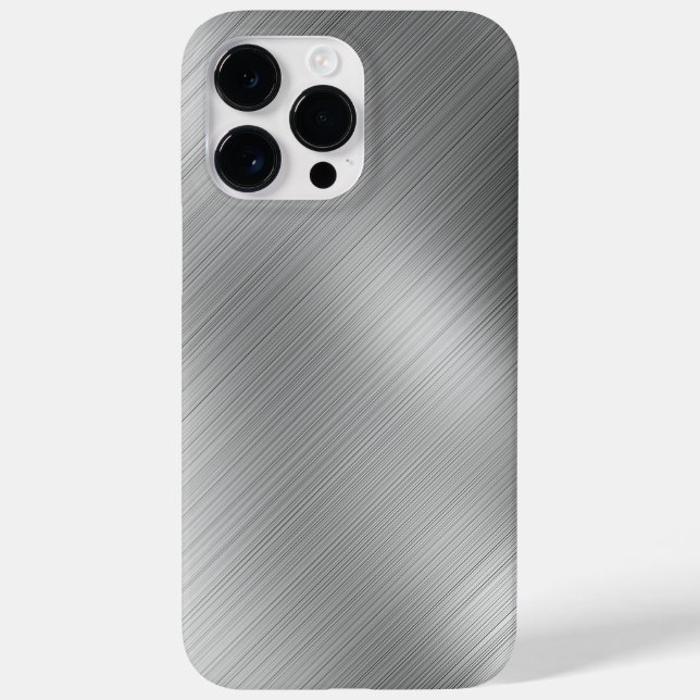 Modern Grey Texture Template Case-Mate iPhone Hülle (Rückseite)