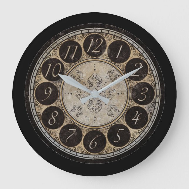 Modern Große Wanduhr (Vorderseite)