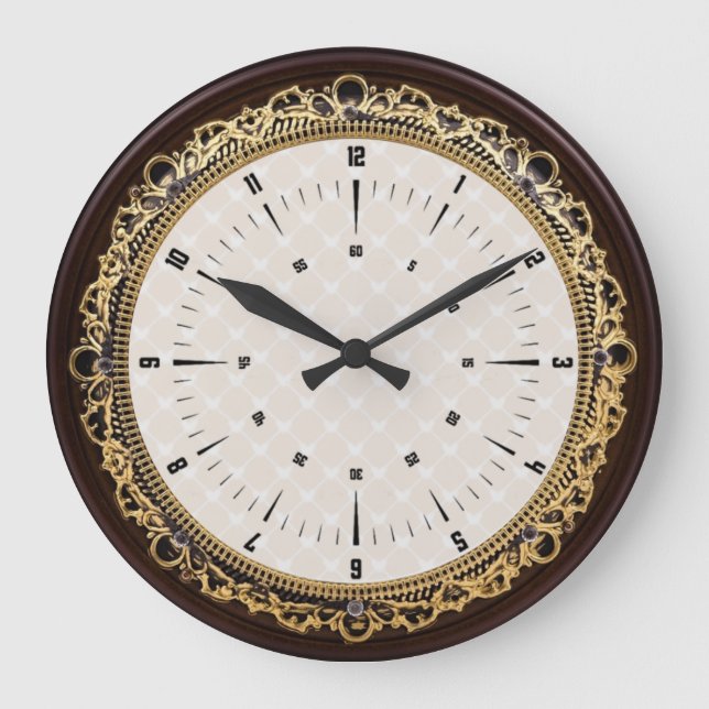 Modern Große Wanduhr (Vorderseite)
