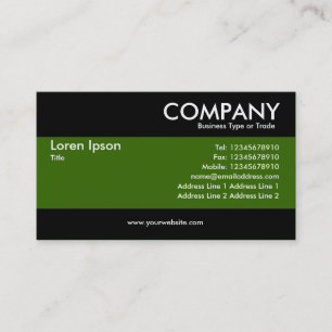 Modern - grün visitenkarte