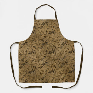 Modern Grunge Leaf Pattern - Schürze