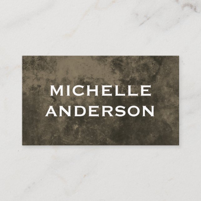 Modern Grunge Visitenkarte (Vorderseite)