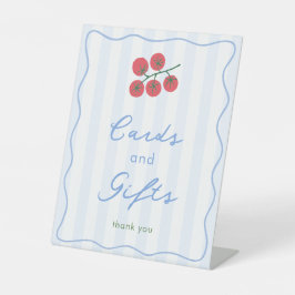 Modern Hand-Drawn Tomato Vine Cards And Gifts Sockelschild