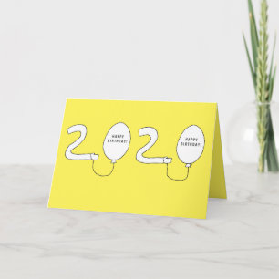 Modern Happy Birthday 2020 Funny Geburtstag Card Karte
