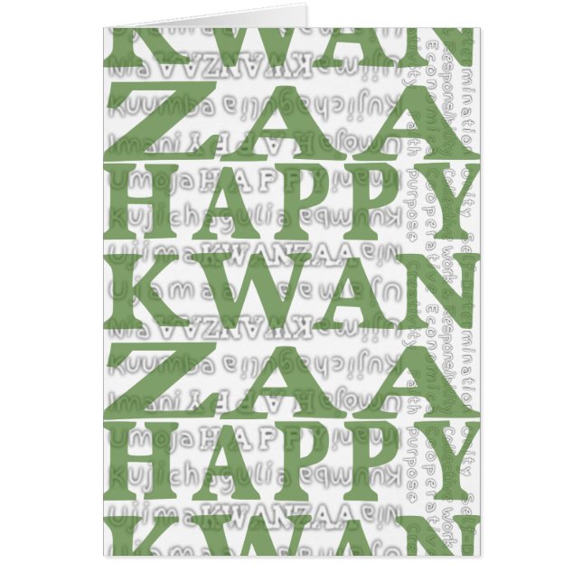 Modern Happy Kwanzaa (Vorne)