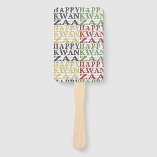 Modern Happy Kwanzaa Fächer