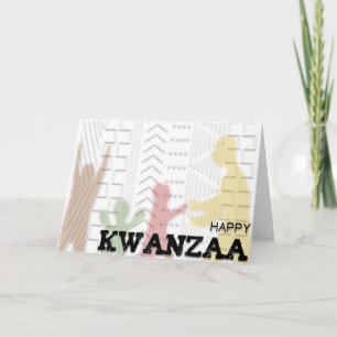 Modern Happy Kwanzaa Feiertagskarte