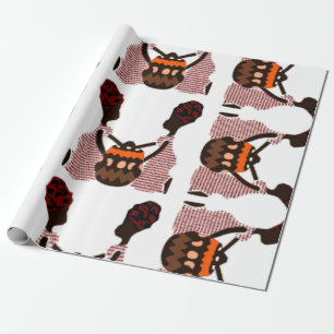 Modern Happy Kwanzaa Geschenkpapier