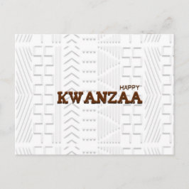 Modern Happy Kwanzaa Postkarte
