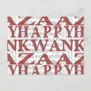 Modern Happy Kwanzaa Postkarte