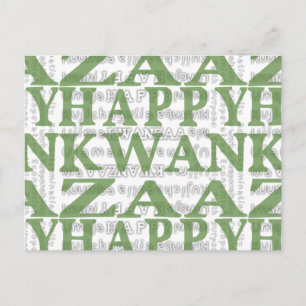 Modern Happy Kwanzaa Postkarte