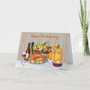 Modern Happy Thanksgiving Day Card Karte