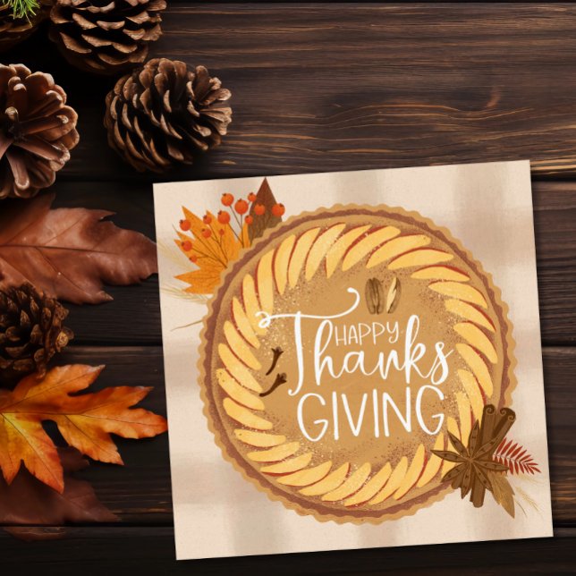 Modern Happy Thanksgiving Dinner Einladung (Von Creator hochgeladen)