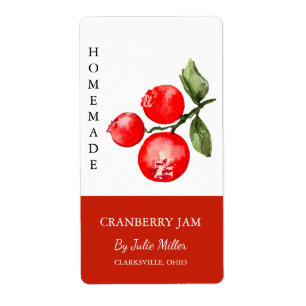 Modern hausgemachte Cranberry-Marmelade