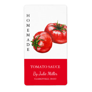 Modern hausgemachte Tomato Sauce Label