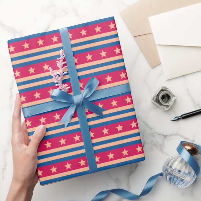 Modern Heartfelt Initial Artistic Mummy Birthday Geschenkpapier (Schenken)
